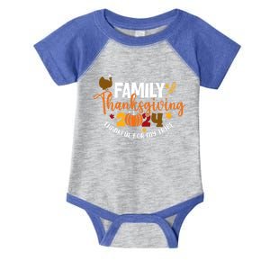 Family Thanksgiving 2024 Thankful For My Tribe Matching Gift Infant Baby Jersey Bodysuit