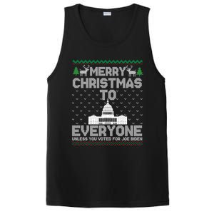 Funny Trump 2024 Merry Christmas To Everyone Ugly Cool Gift PosiCharge Competitor Tank