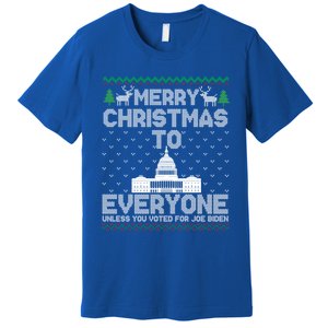 Funny Trump 2024 Merry Christmas To Everyone Ugly Cool Gift Premium T-Shirt