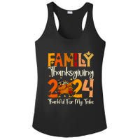 Family Thanksgiving 2024 Crew Dabbing Turkey Group Matching Ladies PosiCharge Competitor Racerback Tank