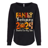 Family Thanksgiving 2024 Crew Dabbing Turkey Group Matching Womens California Wash Sweatshirt