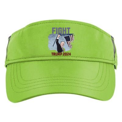 Fight Trump 2024 Trump Fight Adult Drive Performance Visor