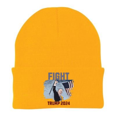 Fight Trump 2024 Trump Fight Knit Cap Winter Beanie