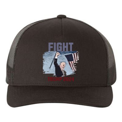 Fight Trump 2024 Trump Fight Yupoong Adult 5-Panel Trucker Hat