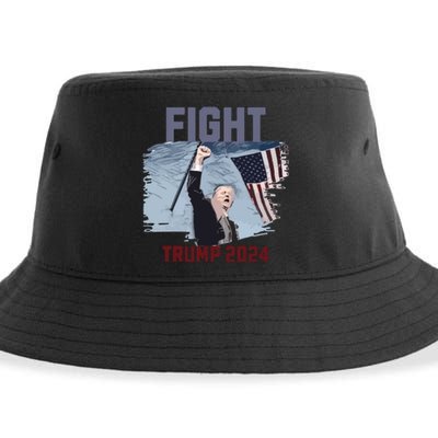 Fight Trump 2024 Trump Fight Sustainable Bucket Hat