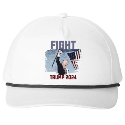 Fight Trump 2024 Trump Fight Snapback Five-Panel Rope Hat