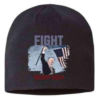 Fight Trump 2024 Trump Fight Sustainable Beanie