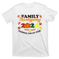 Family Thanksgiving 2024 Thankful For My Tribe Group Autumn T-Shirt