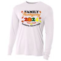 Family Thanksgiving 2024 Thankful For My Tribe Group Autumn Cooling Performance Long Sleeve Crew