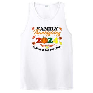 Family Thanksgiving 2024 Thankful For My Tribe Group Autumn PosiCharge Competitor Tank