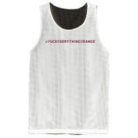 #Fuckeverythingorange Text 2024 Mesh Reversible Basketball Jersey Tank