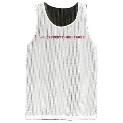 #Fuckeverythingorange Text 2024 Mesh Reversible Basketball Jersey Tank