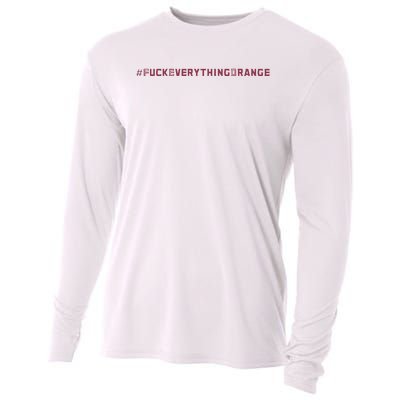 #Fuckeverythingorange Text 2024 Cooling Performance Long Sleeve Crew