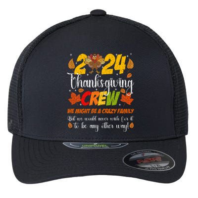 Family Thanksgiving 2024 Thanksgiving Crew Matching Flexfit Unipanel Trucker Cap