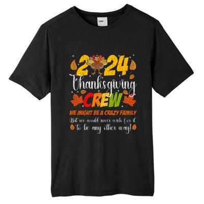 Family Thanksgiving 2024 Thanksgiving Crew Matching Tall Fusion ChromaSoft Performance T-Shirt