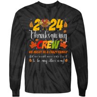 Family Thanksgiving 2024 Thanksgiving Crew Matching Tie-Dye Long Sleeve Shirt