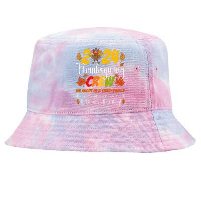 Family Thanksgiving 2024 Thanksgiving Crew Matching Tie-Dyed Bucket Hat