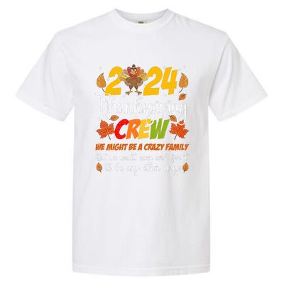 Family Thanksgiving 2024 Thanksgiving Crew Matching Garment-Dyed Heavyweight T-Shirt