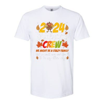 Family Thanksgiving 2024 Thanksgiving Crew Matching Softstyle CVC T-Shirt