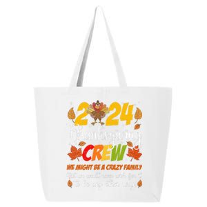 Family Thanksgiving 2024 Thanksgiving Crew Matching 25L Jumbo Tote