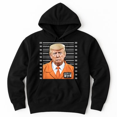 Funny Trump 2024 Prisoner Mugshot Hoodie