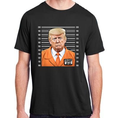 Funny Trump 2024 Prisoner Mugshot Adult ChromaSoft Performance T-Shirt