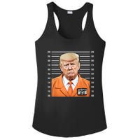 Funny Trump 2024 Prisoner Mugshot Ladies PosiCharge Competitor Racerback Tank