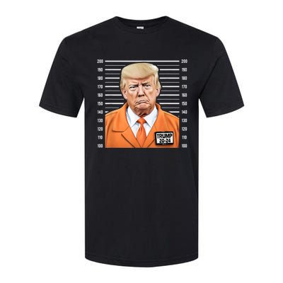 Funny Trump 2024 Prisoner Mugshot Softstyle® CVC T-Shirt