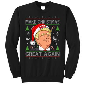 Funny Trump 2024 Make Christmas Great Again Ugly Sweater Sweatshirt