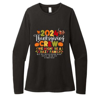 Family Thanksgiving 2024 Thanksgiving Crew Matching Group Womens CVC Long Sleeve Shirt