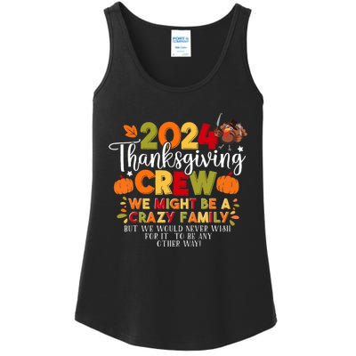 Family Thanksgiving 2024 Thanksgiving Crew Matching Group Ladies Essential Tank