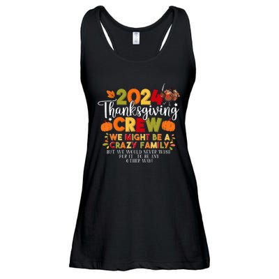 Family Thanksgiving 2024 Thanksgiving Crew Matching Group Ladies Essential Flowy Tank