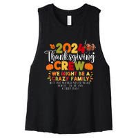 Family Thanksgiving 2024 Thanksgiving Crew Matching Group Women's Racerback Cropped Tank