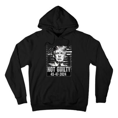 Free Trump 2024 Not Guilty Pro Republican Classic Tall Hoodie