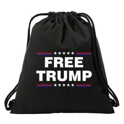 Free Trump 2024 Prison MAGA Drawstring Bag