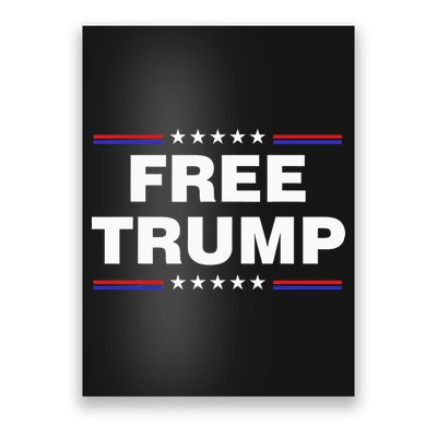 Free Trump 2024 Prison MAGA Poster