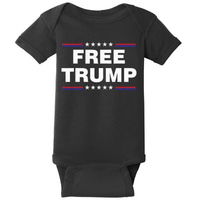 Free Trump 2024 Prison MAGA Baby Bodysuit