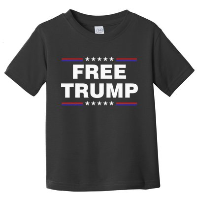 Free Trump 2024 Prison MAGA Toddler T-Shirt