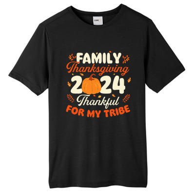 Family Thanksgiving 2024 Thanksgiving Day Fall Holiday Tall Fusion ChromaSoft Performance T-Shirt