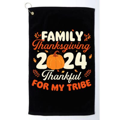 Family Thanksgiving 2024 Thanksgiving Day Fall Holiday Platinum Collection Golf Towel