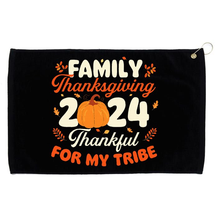 Family Thanksgiving 2024 Thanksgiving Day Fall Holiday Grommeted Golf Towel