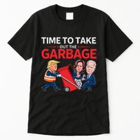 Funny Trump 2025 Time To Take Out Garbage Harris Biden Tall T-Shirt