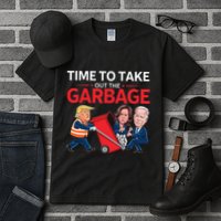 Funny Trump 2025 Time To Take Out Garbage Harris Biden Tall T-Shirt