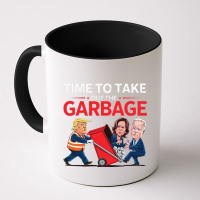 Funny Trump 2025 Time To Take Out Garbage Harris Biden Mug