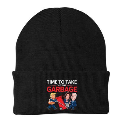 Funny Trump 2025 Time To Take Out Garbage Harris Biden Beanie