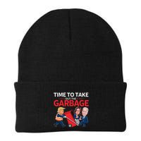 Funny Trump 2025 Time To Take Out Garbage Harris Biden Beanie