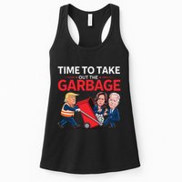 Funny Trump 2025 Time To Take Out Garbage Harris Biden Womens Tank Top