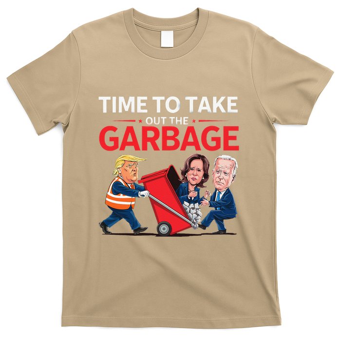 Funny Trump 2025 Time To Take Out Garbage Harris Biden T-Shirt