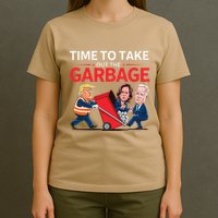 Funny Trump 2025 Time To Take Out Garbage Harris Biden T-Shirt