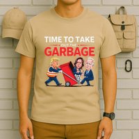 Funny Trump 2025 Time To Take Out Garbage Harris Biden T-Shirt